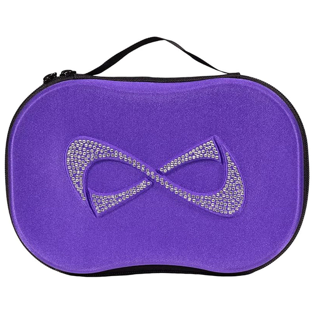 Purple Nfinity Rhinestone make-up case