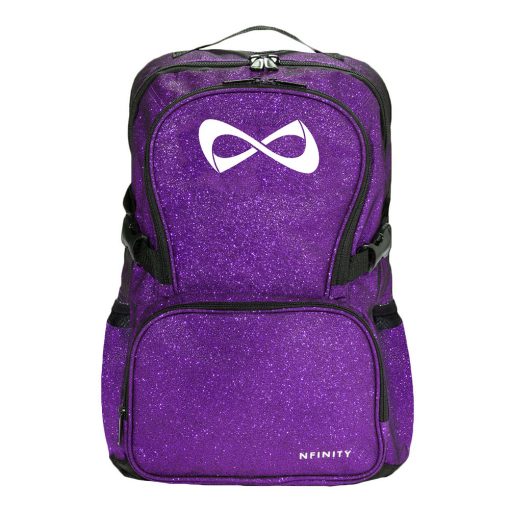 Nfinity Purple Sparkle Backpack Purple Glitter Backpack Living Cheer