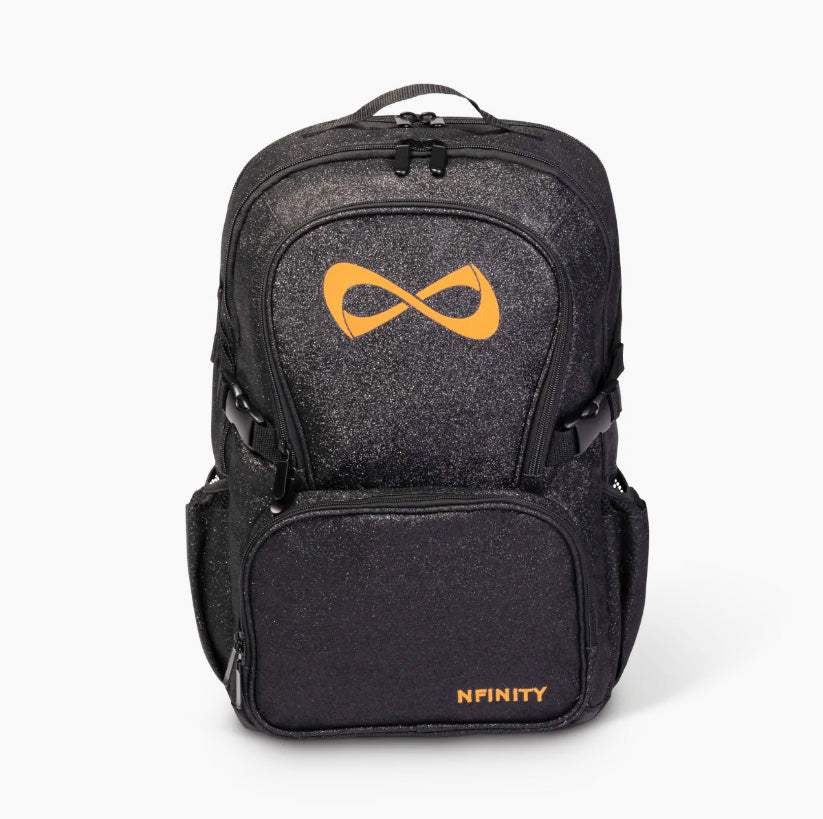 Nfinity Sparkle Backpack Black - Orange Logo