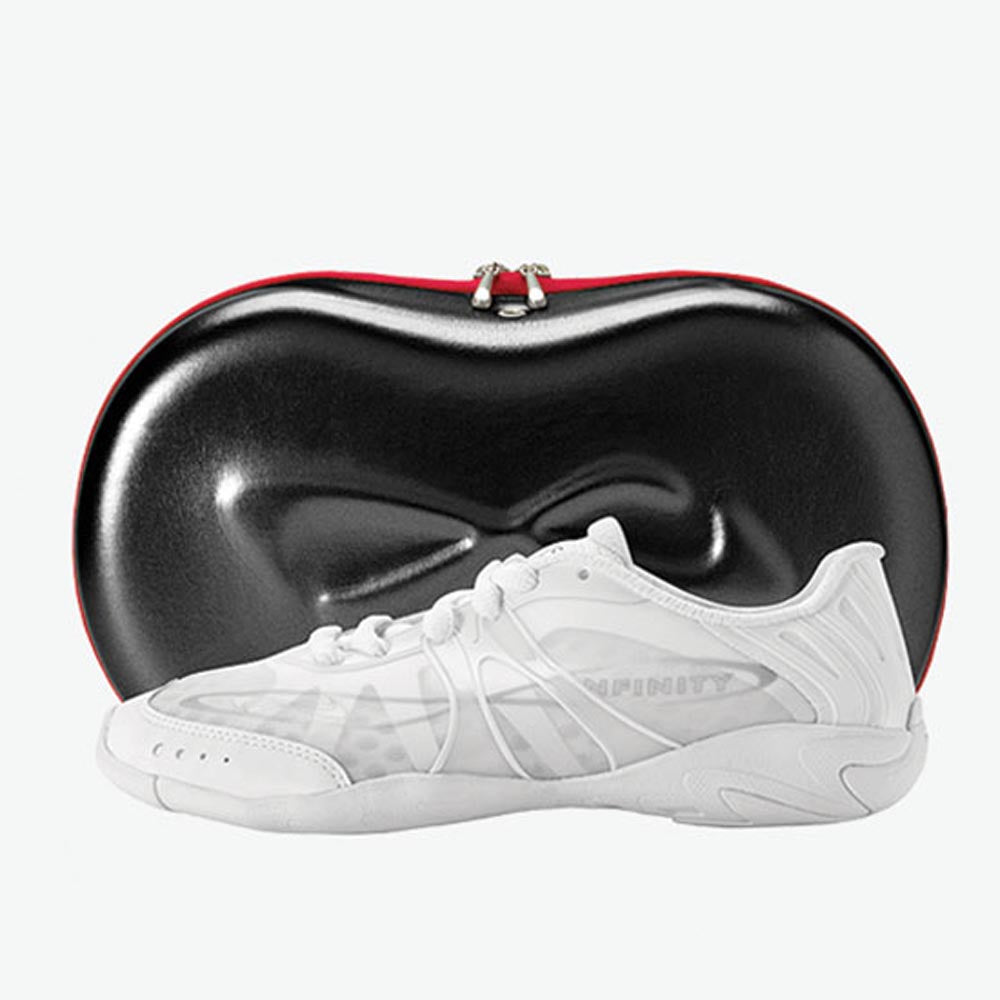 Nfinity Vengeance Cheer Shoes with hard carry case